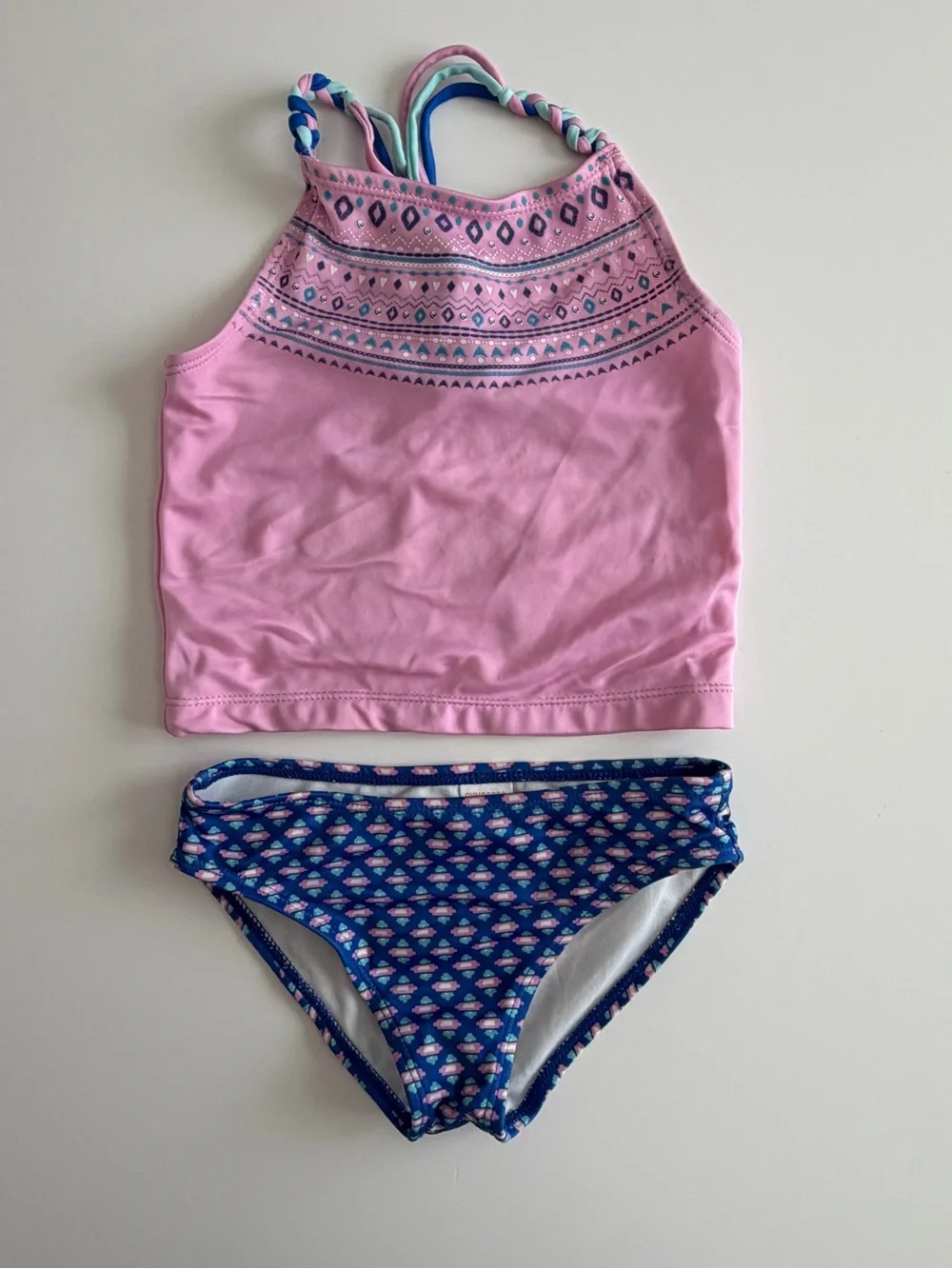 Gymboree Girls Size 5T & Small 5-6 Swim Bundle EUC. One piece & Two Piece.